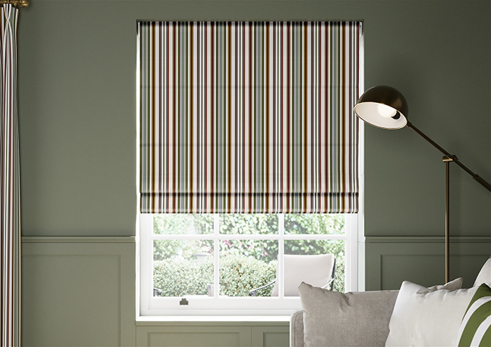 The British Stripe Co. Elizabeth, Highlands No.1 - Roman Blind - Image 3